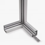 Профиль PDS45-KUB-2000 ANOD (Алюминий) 021646 Arlight