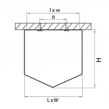 Накладной точечный светильник Lightstar Quadro 211479