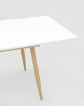 Стол обеденный Stool Group Стокгольм раскладной 160-220*90 белый УТ000003490