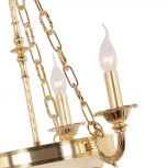 Подвесная люстра Arti Lampadari Pavia E 1.13.3 G (220V, на цепи, подсвечник, свеча)