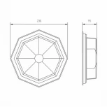 Настенный светильник уличный Elektrostandard Telarana GL 1023D (220V, IP44)