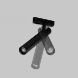 Трековый светильник однофазный Maytoni Focus T TR141-1-6W4K-M-B (LED, 220V, круглые)