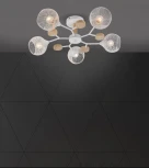 Потолочная люстра на штанге Seven Fires Maklen SF3385/5C-WT-WD