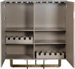 Комод Garda Decor 58DB-CHH14803 (Бронза/Серый)