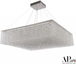 Подвесная люстра светодиодная APL LED Sicilia SH03.100.A.Ni.4000 (220V, хрусталь, на тросе)