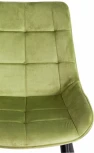 Обеденный стул Tetchair ABRUZZO (Металл,Вельвет/Зеленый,Черный) 19234