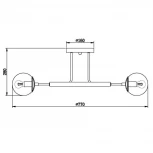 Потолочная люстра Vele Luce Intenso VL1413L08