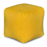 Пуфик Dreambag Куб Желтый Микровельвет (Классический) 3913101