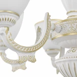 Подвесная люстра Arte Milano AM342837 342837/6 WT+G (220V, на цепи)