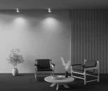 Потолочный светильник Maytoni Conik gyps C001CW-01W-1 (220V, круглые)