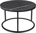 Набор кофейных столиков Bradex Home Tango орех и серый мрамор с черными ножками, 2шт (RF 0662)