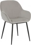 Обеденный стул La Forma (ex Julia Grup) Konna (Серый/ Пена,Пенополиуретан,Металл,Фанера,Сталь)