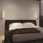 Светильник настенный диммируемый (выключатель) Novotech Fermo 359311 OVER черный IP20 LED 7W 2700/4000K/6000K 220V (регулировка яркости)