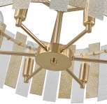 Подвесная люстра хрустальная на штанге Arte Milano Sorrento-2109 372109/6/350/500 GD (220V)