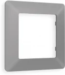 Рамка Ambrella Volt ALFA Line (Сталь матовый) 1-ая AF110501