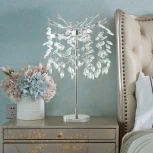 Интерьерная настольная лампа хрустальная Arte Milano Milano-1 23131.320-610.3.E14.B CR (220V)