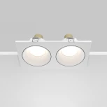 Встраиваемый светильник Zoom GU10 2x50Вт IP 65 Maytoni Technical DL033-2-02W (220V)