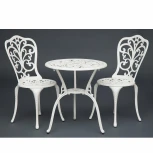 Комплект Secret De Maison Romance (стол +2 стула) butter white (алюминиевый сплав)