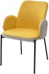 Стул M-City NIKKI VF106 желтый / VF120 серый