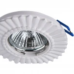 Встраиваемый точечный светильник Maytoni Gyps Classic DL281-1-01-W