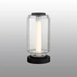 Настольная лампа Odeon Light Jam 5409/10TL черный/прозрачный/металл/стекло/акрилLED 10W 3000K 700Лм (220V, выключатель, круглые)