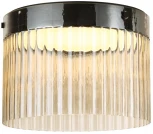 Потолочный светильник Odeon Light Pillari 5047/24LC черный/светл.янтарный/металл/стекло LED 24W 4000К 2715Лм
