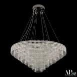 Подвесная люстра хрустальная светодиодная APL LED Sicilia SH13.80.C.Ni.4000