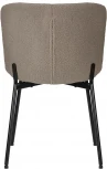 Стул обеденный Dobrin MILO (черные ножки, бежевый букле (UF992-04))