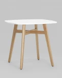 Стол обеденный Stool Group Target 80*80 белый ножки массив бука УТ000005563