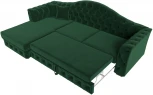 Диван угловой Артис левый угол (Зеленый/Велюр) Лига Диванов арт.121584L
