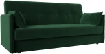 Диван-книжка Лига-018 (Зеленый/Велюр) Лига Диванов арт.117841