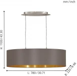 Подвесной светильник Eglo Maserlo 31614 (220V, на проводе, круглые)