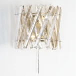 Настенный светильник Citilux Ингвар CL334423 (220V, хрусталь, выключатель)