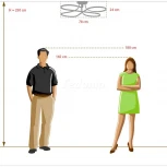 Потолочная люстра DeMarkt Аурих 496015302