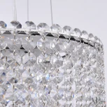 Подвесная люстра светодиодная с пультом APL LED Sicilia SH01.25.A.LED-DIM.Ni (220V, хрусталь, на тросе)