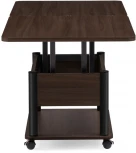 Стол-трансформер Виват темный венге / черный 402950 Woodville