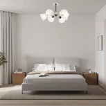 Потолочная люстра на штанге Arte Milano Napoli-329007 329007/3+3 CR.BK (220V)