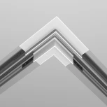 Коннектор угловой Exility встраиваемый белый Maytoni Accessories for tracks TRACL034-42W-R