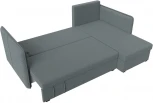 Диван угловой Слим правый угол (Серый/Рогожка) Лига Диванов арт.121149