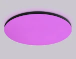 Потолочный светильник RGB круглый светодиодный с пультом и управлением смартфоном Ambrella ORBITAL FZ2006 (220V, умный дом - Алиса, Tuya Smart, Алекса, Smart Home, круглые, IP54)