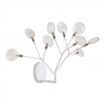 Бра Crystal Lux Evita AP9 WHITE/TRANSPARENT