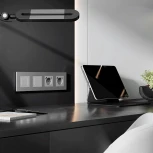 Рамка на 4 поста (серебро софт) Werkel W0042965 (a062817)