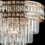 Подвесная люстра каскадная Reluce 02162-0.4-06 FGD (220V, хрусталь, на цепи)