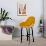 Стул барный R-Home Kent Желт/Черный
