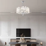 Потолочная люстра на штанге Arte Milano Sorrento-2409 372409/8/350/570 CR (220V)