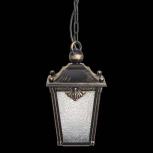 Уличный светильник подвесной Кузнечное дело Квадро 41-001-ЧЗ (220V, ковка, на цепи, под старину, IP54)