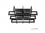 Потолочная люстра iLedex Stalker 9082-800*800-X 192W BK (220V, пульт управления)