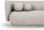 Диван Lucca ОГОГО (арт.786878), (Рогожка,Букле,Ткань/Бежевый)