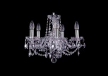 Подвесная люстра Bohemia 1402 1402/5/141/Ni (220V, хрусталь, на цепи, подсвечник, свеча)