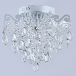 Потолочная люстра хрустальная Reluce 04033-0.3-04 WH+SILVER PN (220V)